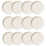 Teema Plate 26 cm White, 12 Pcs