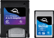 OWC Atlas Pro CFexpress 4.0  Type A + CFX A to B adapter incl. - 960GB