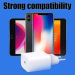 Iphone laturi Apple 11/12/13 Usb-c power 20w+2m datakaapeli Eu-pistoke