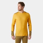 Helly Hansen Herr Lifa Merino Crew Lifa® Baslager Gul M