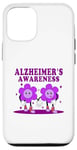 Coque pour iPhone 14 Porter Purple Alzheimer Sensibilisation Démence