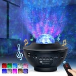 Forehill - Star Projector Light usb Bluetooth Music Atmosphere Light Black Shell