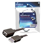 Ultra Promo CÂBLE RALLONGE  USB 2.0 / 3 MÈTRE NOIR MÂLE FEMELLE Neuf MediaRange