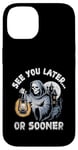 Coque pour iPhone 14 See You Later Or Tôt Ou Sooner Grim Reaper Halloween