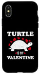 iPhone X/XS Funny Turtles Valentines Day Lovers For Who Love Her Turtle Case