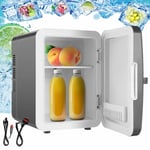 Mini Fridge 6L Portable Table Top Electric Small Cooler Warmer Ice Box Car Home