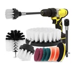 Electric Carpet Brush Drill Kit All Purpose Cleaner Auto Tires Cleaning5498