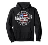 Vintage 2018 7th Birthday Gifts For Boy Girl 7 Year Old Pullover Hoodie