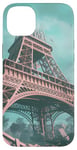 Coque pour iPhone 14 Plus Ruines de la Tour Eiffel futuriste – Post-apocalyptique