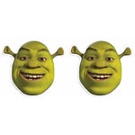 STAR CUTOUTS stsm207 , DreamWorks ,Shrek Mask,7 x 7 x 3 cm (Pack of 2)