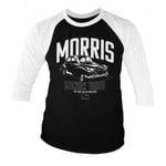 Hybris Morris Minor 1000 Baseball 3/4 Sleeve Tee (White-Black,XXL)