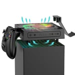 Automatisk Kylfläkt för Xbox Series X Konsol, Smart Temperaturstyrd Fläkt Hastighetsändring, RGB-Ljus, Låg Ljudnivå