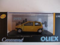 MINIATURE  OLIEX CARARAMA 1/43 RENAULT TWINGO JAUNE