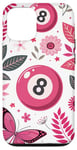 iPhone 12/12 Pro Retro Pink Lucky Disco 8 Ball For Women Case