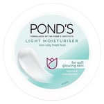 POND'S Light Moisturiser, Non- Oily With Vitamin E And Glycerin, For Soft skin