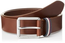 Tommy Hilfiger Ceinture Homme Cuir, Marron (Tan), 85 cm