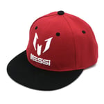 Ronaldo CR7 keps barn pojkar flickor Messi Neymar Bboy Hip-Hop Snapback keps Red-B