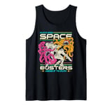 Space Busters Retro Video Game 80s Sci-Fi Vintage Comic Art Tank Top