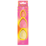 W7 Cosmetics Glow Getter Neon Beauty Sponge Trio - Face Makeup Applicator