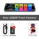 10" Mirror Camera Dash Cam - Touch Screen Front & Rear Video Recorder, Black Box