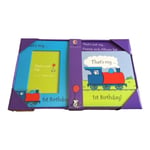 First Birthday That's Not My Train Photo Frame & Album Gift Set Baby Boy New