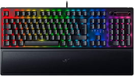 Razer BlackWidow V3 (Green Switch) - Clavier de Jeu mécanique Filaire avec éclairage RGB (Switchs mécaniques Verts Razer) Clavier AZERTY - Noir