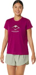 Asics Women's Fujitrail Logo SS Top Blackberry, XS