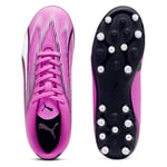 Puma Ultra Play Mg Football Boots Pink EU 29