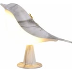 Sjlerst - Lampe de table led en forme d'oiseau, 3 modes, lampe de chevet tactile à intensité variable, lampe de lecture avec aromathérapie, lampe de