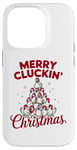 iPhone 14 Pro Merry Cluckin' Christmas Funny Chicken Lovers Farm Xmas Case