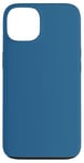 Coque pour iPhone 13 Couleur bleu acier