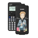 Casio FX-82SP CW - Calculatrice Scientifique, avec Marie Curie illustrée par Raquel Riba Rossy, recommandée pour Le Curriculum Espagnol et Portugais, 5 Langues, Plus de 300 Fonctions, Couleur Gris