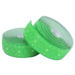 (Snowflake Green)BOLANY Road Handlebar Tape Absorb Sweat Easy To Clean Wate TD