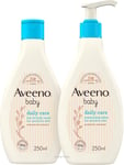 Aveeno Baby, Daily Care Set, Hair and Body Wash Plus Moisturising Lotion, for ml