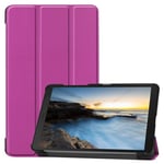 samsung Samsung Galaxy Tab A 8.0 2019 T290 Tri-Fold PU Case Purple