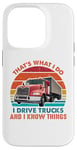 Coque pour iPhone 14 Pro Camionneur drôle Humour Sarcastique Camionneur Big Rigs