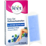 Veet Karvanpoisto Warm- & Kaltwachs Easy-Gel-kylmävahaliuskat, herkkä iho