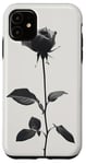 Coque pour iPhone 11 Rose Minimalisme Unique Floral Vintage Nature Cadeau