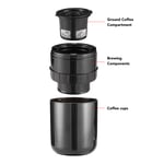 Mini Capsule Coffee Maker High Pressure Outdoor Cordless Electric