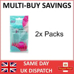 TePe Interdental Brushes Pink 0.4mm - 2 Packs of 8 Brushes - Fast, Free Ship