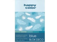 Happy Color Tekniskt Block A4 20K Blå