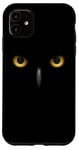 iPhone 11 Big Owl Eyes beautiful owl lover wild bird of the night cool Case