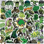 Incredible Hulk Stickers Vinyl Finish Die Cut Decals for Laptops Phones Phone Case Consoles Walls Luggage Case Books - 50 Stickers