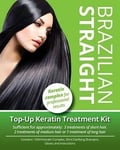 Brazilian Straight Top-Up Keratin Treatment Kit, Home Use Treatment Kit, Salon