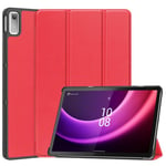 Lenovo Tab P11 (2nd Gen) TB350 Tri-Fold PU Case Red