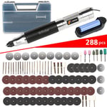 Perceuse électrique sans fil pour Dremel,stylo de gravure de travail de calcul,batterie au lithium,outil de coupe et de polissage à distance,mini perceuse sans fil - Type Set 2