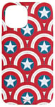 Coque pour iPhone 15 Marvel Captain America 4: Brave New World Shield Pattern