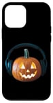 Coque pour iPhone 12 mini Pumpkin DJ Funny Halloween Music Lover Spooky Party Vibes