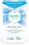 Balance Activ Menopause Moisture Pessaries | Vaginal Moisturiser | Fast, Relief