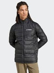 adidas Terrex Mens Mountain Down Jacket -black, Black, Size Xl, Men